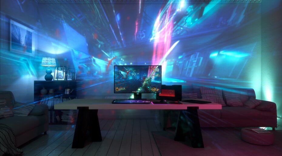Razer’s Ariana projects game images that cover your whole wall