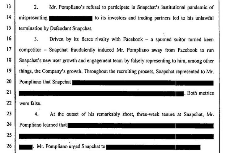 Snapchat faces lawsuit alleging it falsified metrics to inflate IPO value