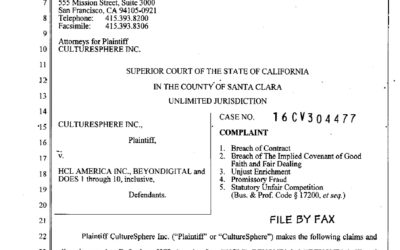 Social media startup CultureSphere sues HCL, alleges misuse of confidential information