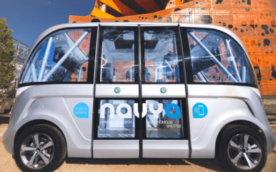 The first self-driving bus on U.S. public streets is carrying passengers in Las Vegas