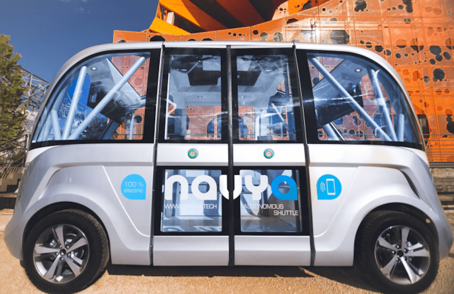 The first self-driving bus on U.S. public streets is carrying passengers in Las Vegas