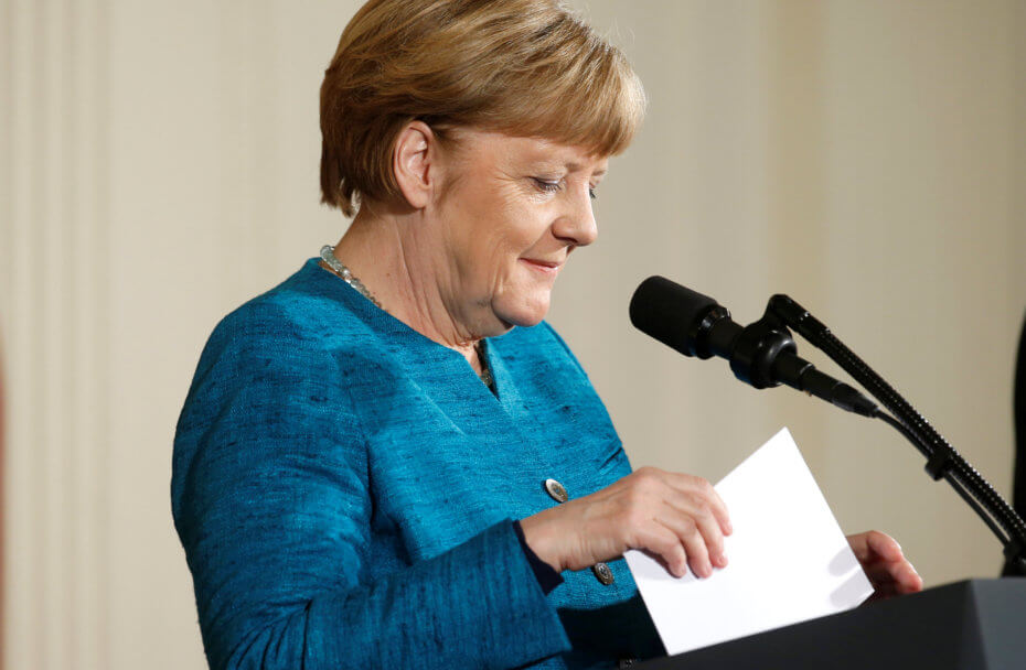Angela Merkel calls for standardized European rules on using data