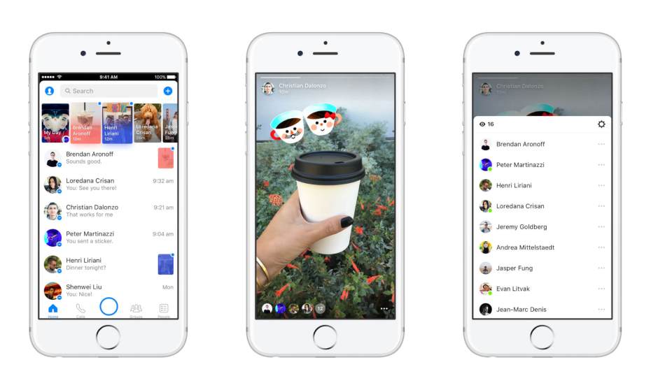 Facebook now lets you watch Messenger Day stories on Messenger.com