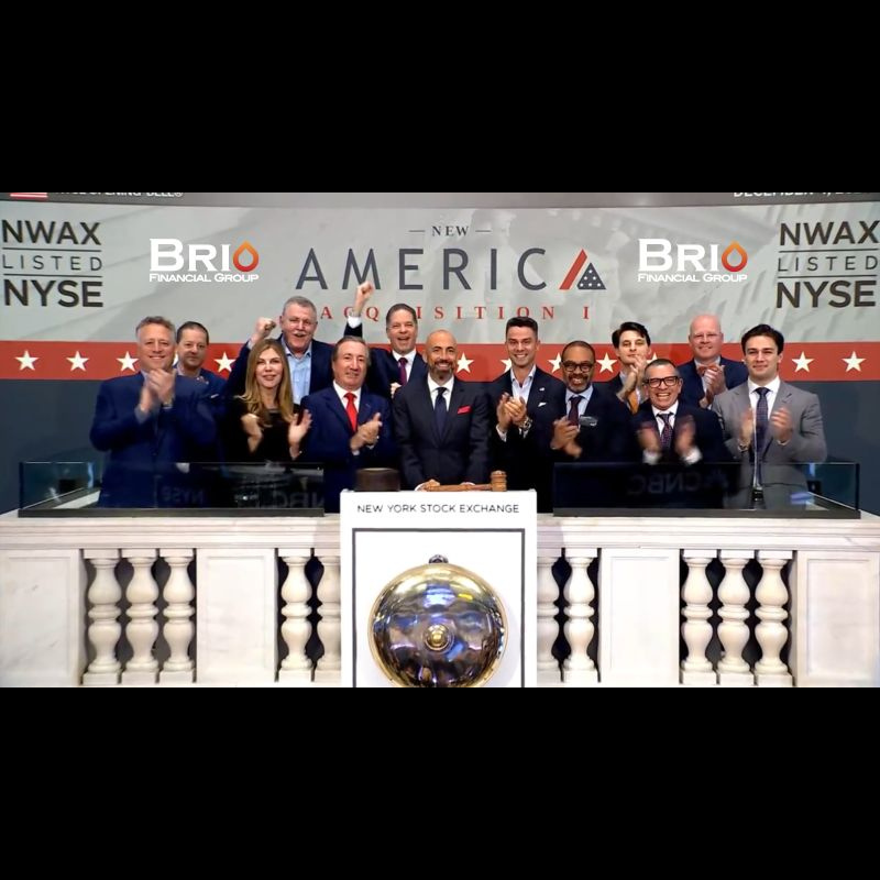 Brio Financial Group is pleased to announce the successful $300 million IPO of our client, New America Acquisition I Corp.