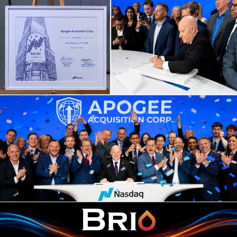 It was quite a week at the Nasdaq MarketSite, with two Brio Financial Group clients ringing the bell on back-to-back days