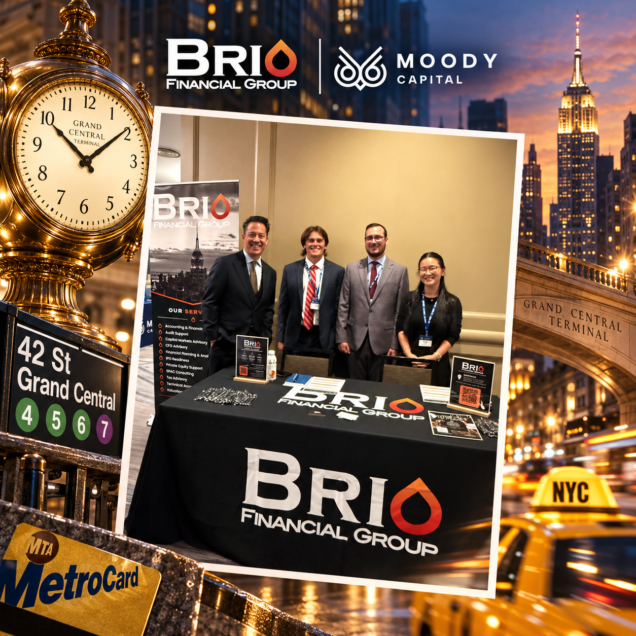 Day one in New York with the Brio dream team, and Grand Central lived up to its name